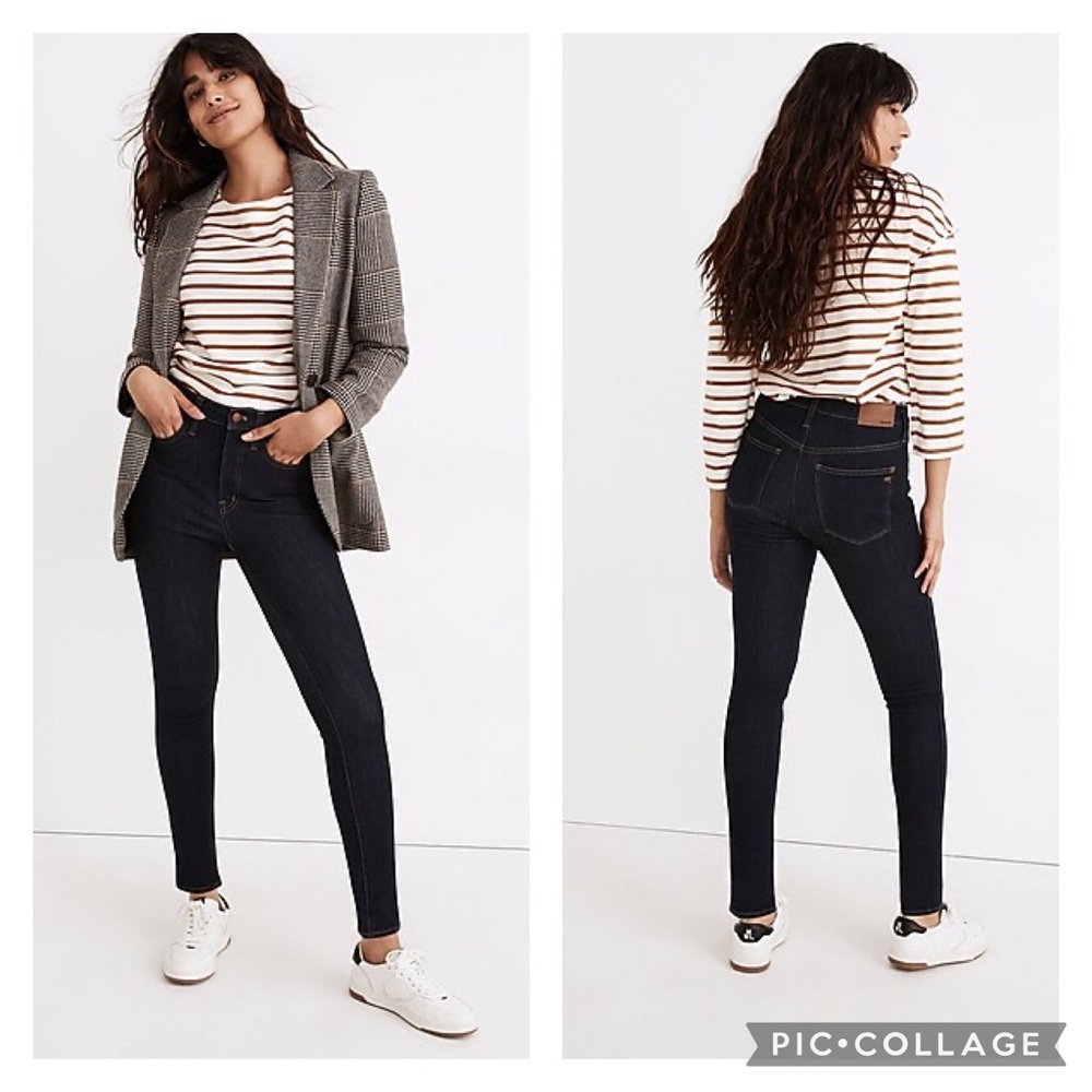 Madewell Daytripper High Rise Jeggings Dark Wash Size 29”
